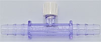 1/4 x 1/4 Inch (in) Straight Connector with Luer-Lock - (C125B)